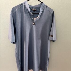 Bad Birdie Light Blue Polo Shirt